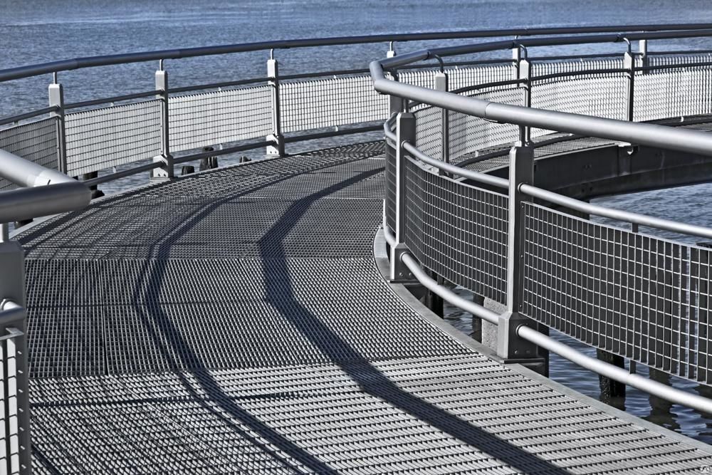 Виды и применение решетчатого настила