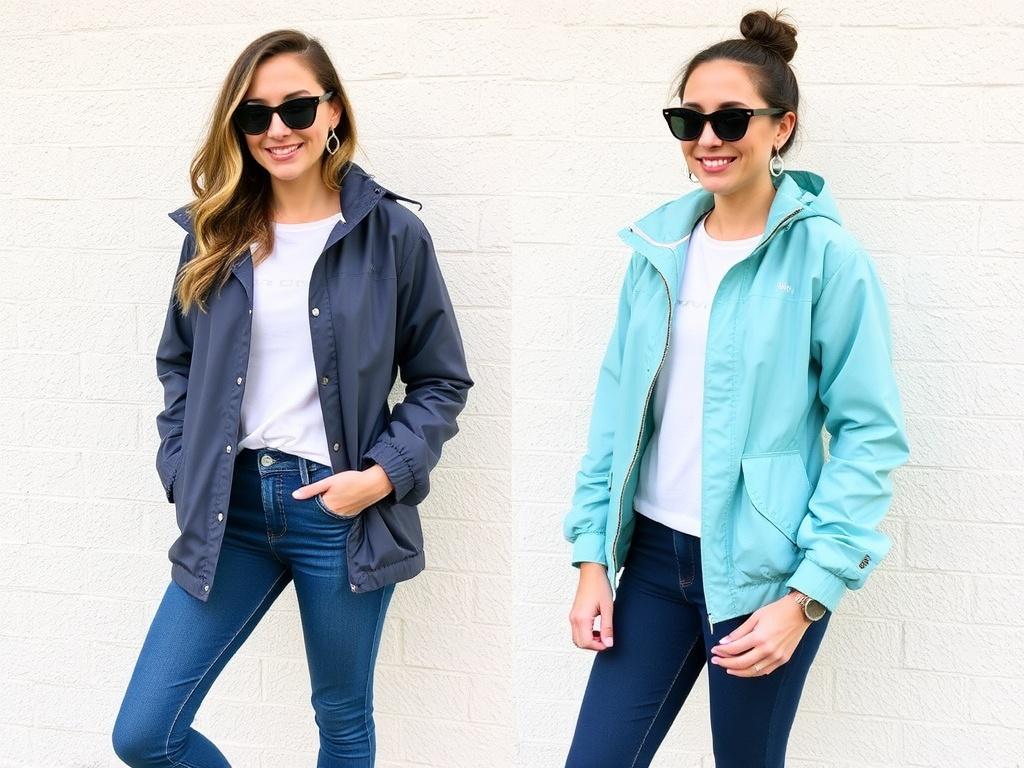 Windbreakers and Raincoats for Spring Windbreakers and Raincoats for Springфото